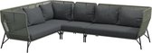4 Seasons Outdoor Altoro modulair hoek loungeset 4-delig rope