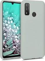 kwmobile telefoonhoesje voor Huawei P Smart (2020) - Hoesje voor smartphone - Back cover in mat lichtgrijs