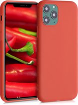 kwmobile telefoonhoesje voor Apple iPhone 11 Pro - Hoesje voor smartphone - Back cover in neon rood