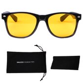 Nachtbril (Unisex) - Veilig rijden - Avondbril - Night Vision bril - Nacht bril voor auto - Autobril - Computerbril