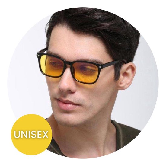 veelbelovend Maak het zwaar Arbeid Nachtbril (Unisex) - Veilig rijden - Avondbril - Night Vision bril - Nacht  bril voor... | bol.com
