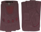 gants de voiture en cuir pour dames modèle Whitsunday Couleur: Bordeaux profond, Taille: 7.5