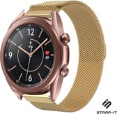 Milanees Smartwatch bandje - Geschikt voor  Samsung Galaxy Watch 3 Milanese band 41mm - goud - Strap-it Horlogeband / Polsband / Armband