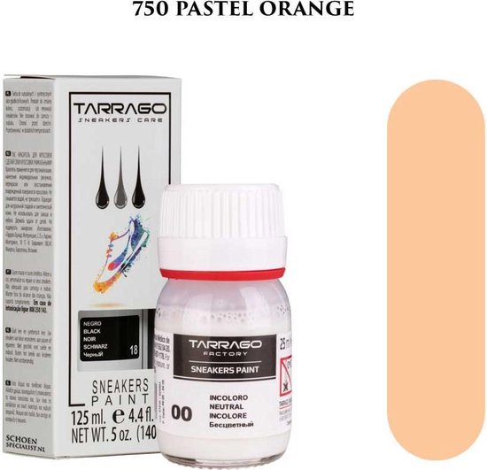 Peinture Tarrago Baskets pour femmes 25ml - 750 Pastel Orange