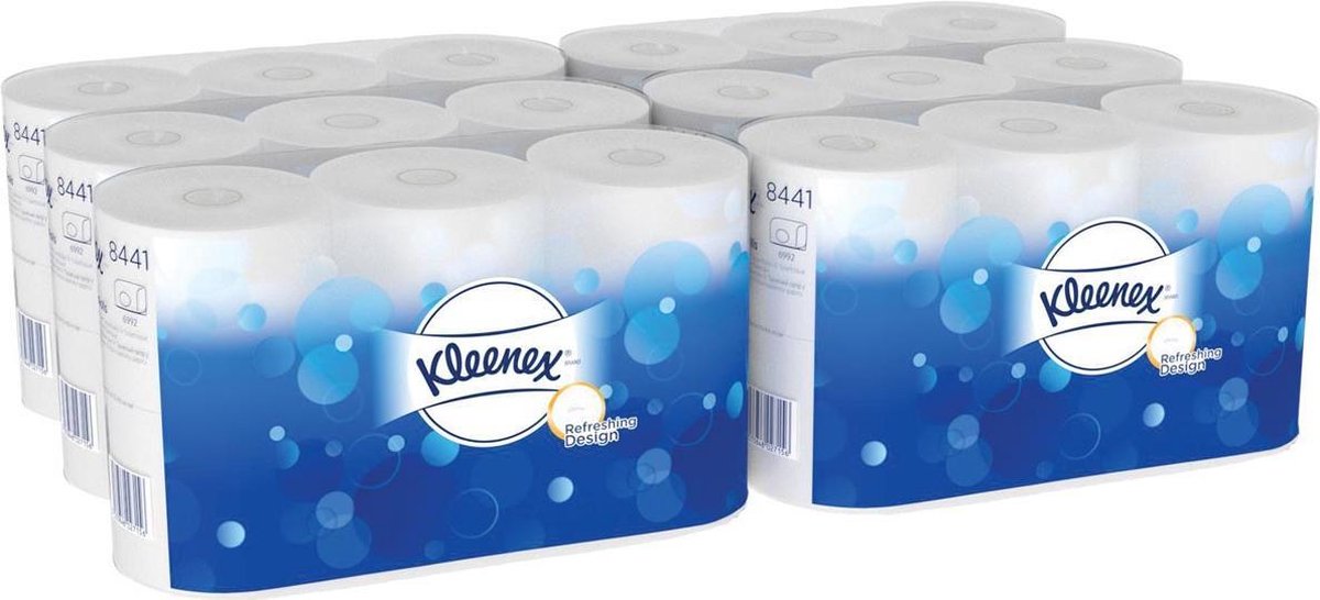 Lot de 72 rouleaux de papier toilette 3 plis Blanc