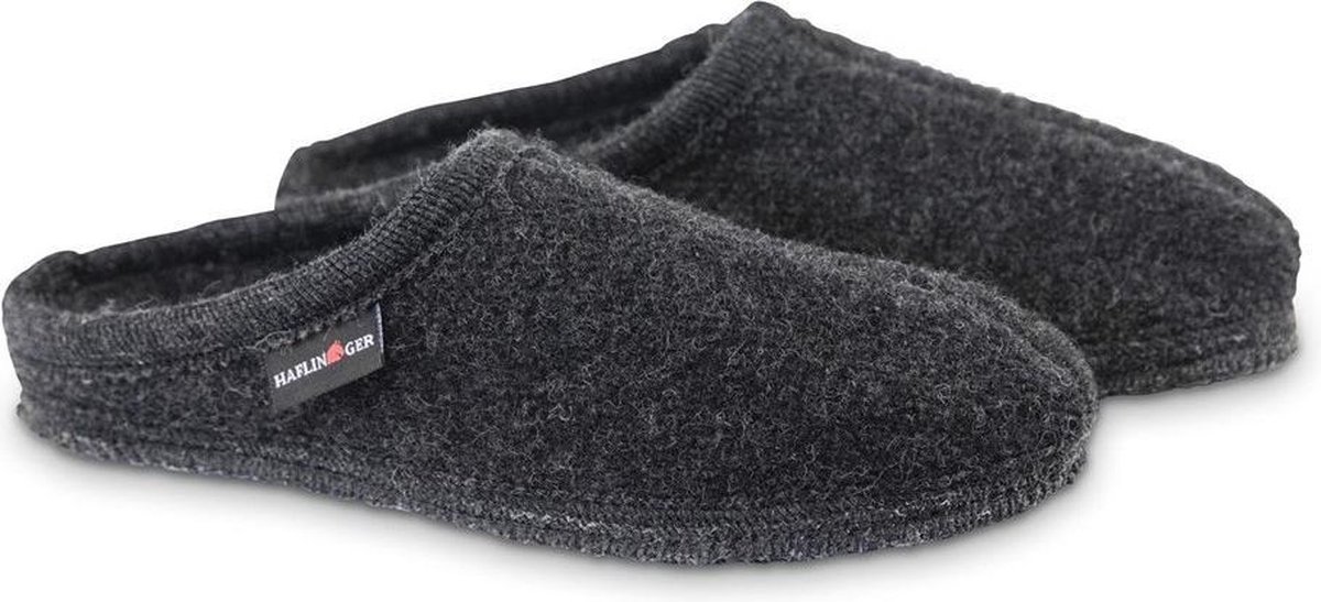 Haflinger sloffen Alaska Graphit - unisex - maat 47