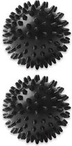 Massage bal - Spike ball - Set van 2 stuks - Geschikt voor hele lichaam - Massagebal - 8cm - Harde Massage Bal - Voor Voeten/Rug/Nek/Schouders - Triggerpoint massagebal - Triggerpoint egel - 