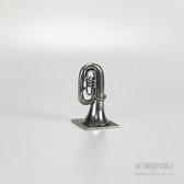 Beeldje Tuba - Miniatuur - Jubilaris Tuba - Cadeau Tuba - Tin - Afscheidscadeau Tuba
