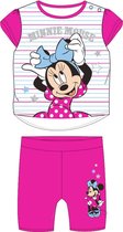 Minnie Mouse pyjama - maat 80 - roze - Disney shortama
