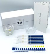 Tanden-Bleekset.nl - LED Tandenbleekset met Gebruiksaanwijzing, Batterij en Shade Guide - 100% Veilig & Pijnloos - Thuis Tanden Bleken - Zonder Peroxide - Snel Witte Tanden - Sale
