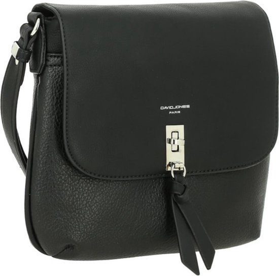 Schoudertas- Crossbody tas  David Jones - Zwart