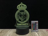 3D LED Creative Lamp Sign Real Madrid - Complete Set