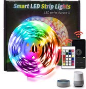 Smart LED Strip 5 Meter - LED Light Strip - LED Strip met Afstandsbediening - LED Strip met App - Led Strips