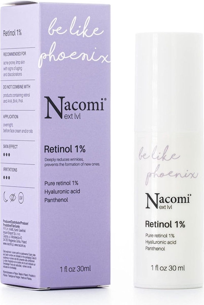 Nacomi Be Like Phoenix Retinol Serum 1% 30ml.