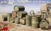 1:35 MiniArt 35592 U.S. Fuel Drums 55 Gals. Plastic Modelbouwpakket