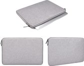 Waterdichte laptoptas - Laptop sleeve - Laptophoes - 15.6 inch - Extra bescherming (licht grijs)