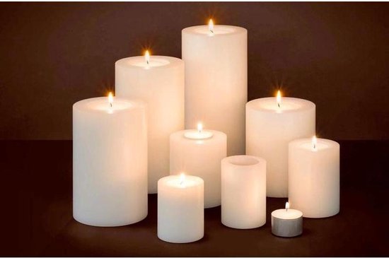 berouw hebben hetzelfde Bakken Kaarsen - nep kaarsen - kaarshouder - artifical candle - kaarsenset-  Decoratieve... | bol.com