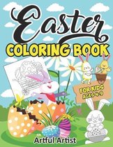 Easter Coloring Book For Kids Ages 4-9