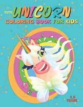 Cute Unicorn Coloring Book for Kids 3_8 Years
