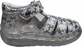 Falcotto velcro margrietjes gesloten lederen sandalen Laguna silver mt 20