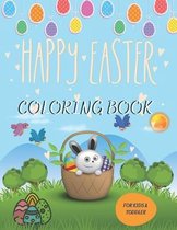 Happy Easter Coloring Book for Kids & Toddler