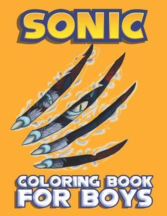Sonic Coloring Books For Boys, A Stunning Coloring 9798717108669