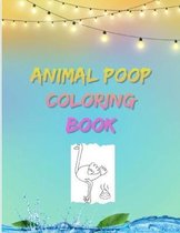 Animal poop coloring book