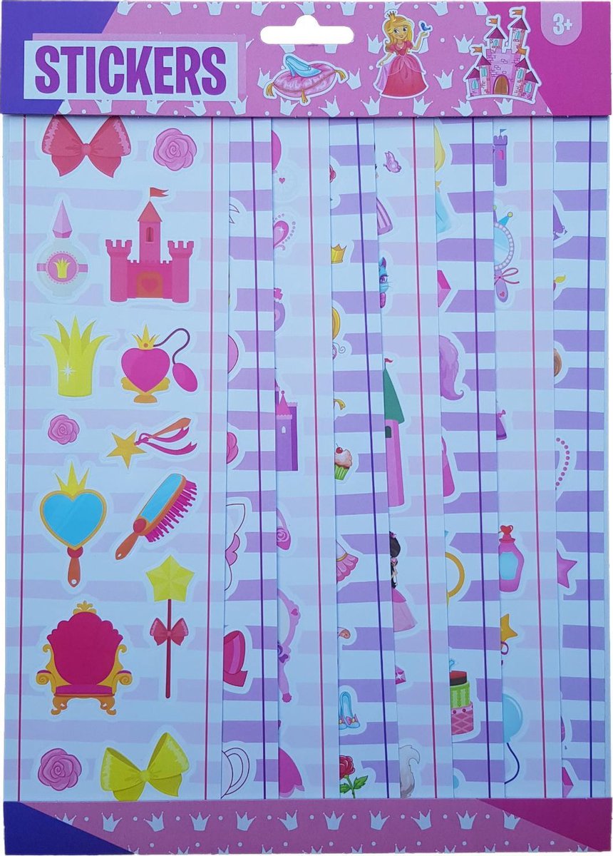 Stickervellen 8 vellen "Princess"