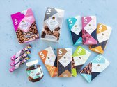 SWEET-SWITCH® - Chocolate Lover Box - Mix van Chocolade Producten - Chocolade cadeau - Cadeau - Cadeaupakket - Snoep - Suikerarm - Suikervrij  - 13 producten