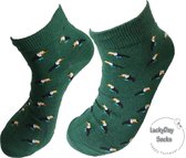 Verjaardag cadeau - Kakatoe Sokken - Sneaker - Leuke sokken - Vrolijke sokken - Luckyday Socks - Sokken met tekst - Aparte Sokken - Socks waar je Happy van wordt