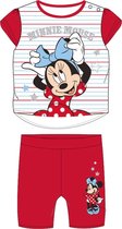 Minnie Mouse pyjama - maat 86 - rood - Disney shortama