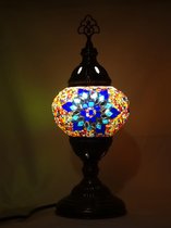 Oosterse mozaïek tafellamp (Turkse lamp)  ø 13 cm