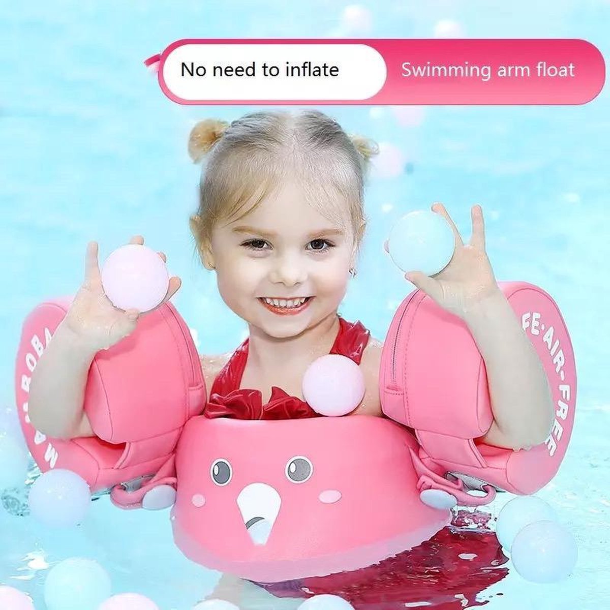 Baby Float Zwem armbandjes Luchtvrij zwemring Niet opblaasbare