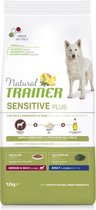 Natural Trainer - Sensitive Plus Adult Medium Paard - Hondenvoer - 12 KG