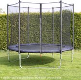 trampoline-183-bounce-met veiligheidsnet