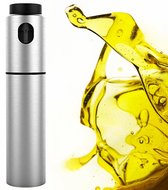 DecoRD Bouteille d' DecoRD en acier inoxydable avec pulvérisateur de précision 100 ml - Convient pour huile / vinaigre / huile d'olive