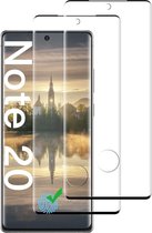 Galaxy Note 20 - 2 Pack tempered glass / Screen Protector Zwart