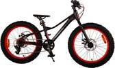 Vélo pour enfants Volare Gradient – Garçons – 20 pouces – Zwart Oranje Rouge – 6 vitesses – Prime Collection