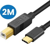 USB-C Printerkabel - Printer kabel Type C naar USB-B 2.0 - 2 Meter - Printer Scanner