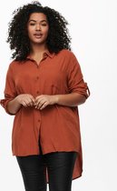Only Carmakoma Cardenizia Blouse Oranje Maat 54