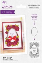 Gemini Clearstamp&snijmal set - Floral Frame - With Love From Me to You