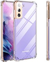 Hoesje Schokbestendig TPU Transparant Geschikt voor Samsung Galaxy S21 Plus
