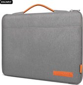 DSGN FOAM - Laptophoes 16 inch - Apple MacBook Pro 15.6-16 inch - Laptoptas - Laptop Sleeve Hoes Case - 15 inch - Handvat - Waterdicht - Extra Vak - Grijs