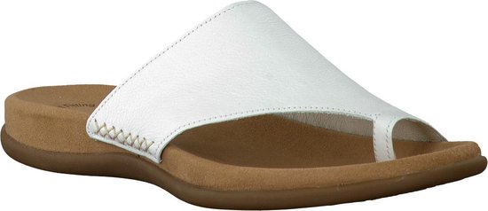 Gabor 03.700.21 Dames Slippers - Wit - Maat 36