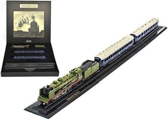 Train Bleu (Trein) (35cm) 1/220 Atlas - Modeltrein - Schaalmodel - Model  trein -... | bol.com