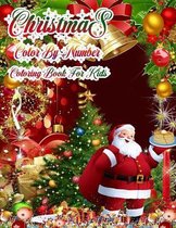 Christmas Color By Number Coloring Book For Kids