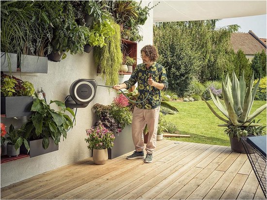 GARDENA - Wandslangenbox RollUp S - Slanghouder - 15 Meter - Ø 11 mm