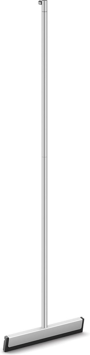 Goedkoopste ZACK Yemo Vloerwisser - 35x125 cm - RVS Geborsteld - Badkamer Vloertrekker met Steel