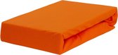 Hoeslaken Lotte & Julius - Jersey - 90 x 200 cm - Oranje
