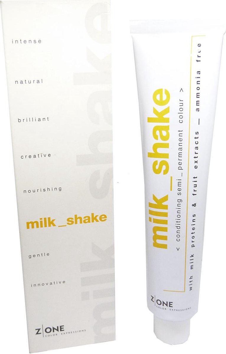 Z.ONE Milk Shake Semi Permanent Colour Crème haarkleur zonder ammoniak 100ml - Antracite